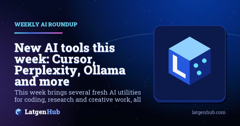 Featured image: New AI tools this week: Cursor, Perplexity, Ollama and more